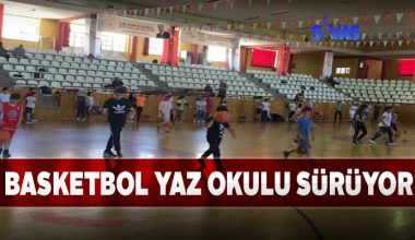 Basketbol yaz okulu çalışmalarına devam ediyor Basketbol yaz okulu çalışmalarına devam ediyor